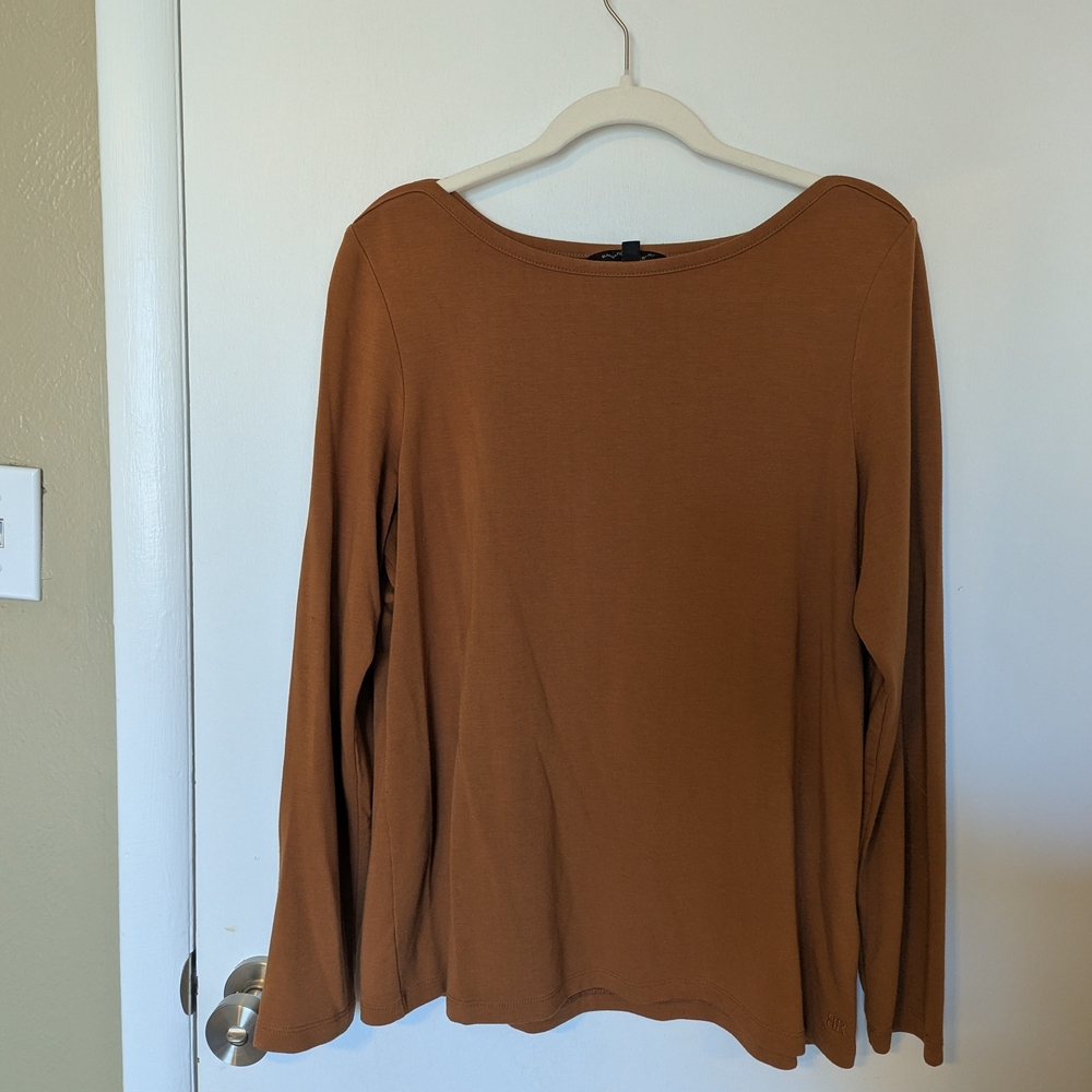 Banana Republic Women's Yellow Long Sleeve Top